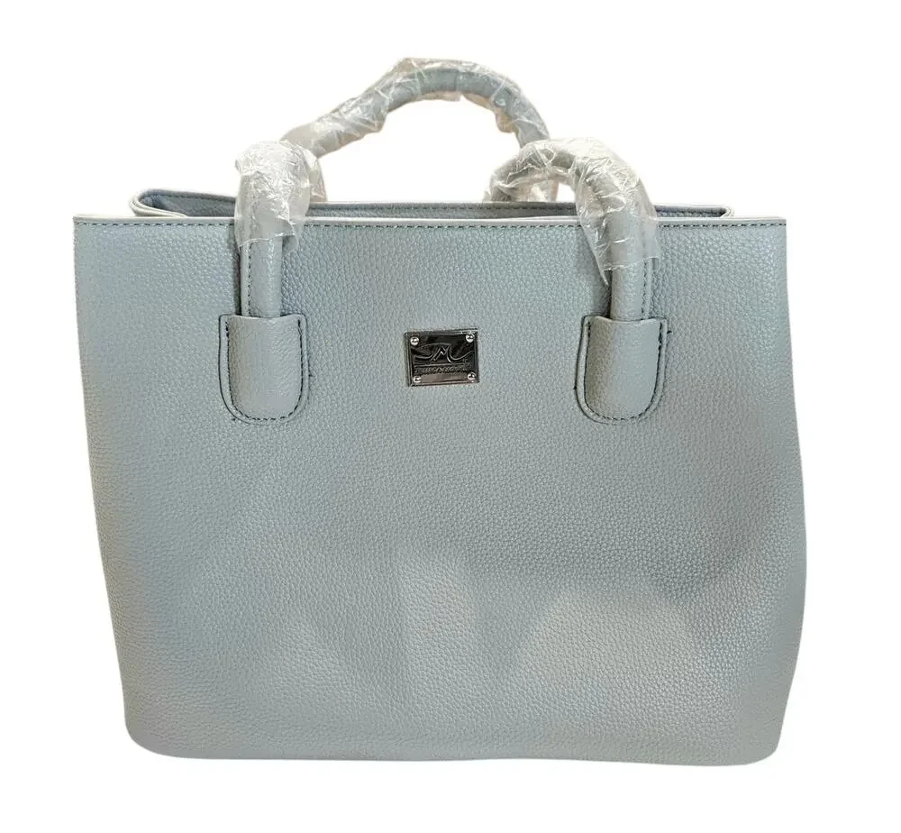 Jessica Moore Light Gray Tote Convertible Handbag /Shoulder Bag NWOT